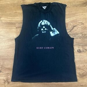 Vintage Kurt Cobain Nirvana Cut Off Tank